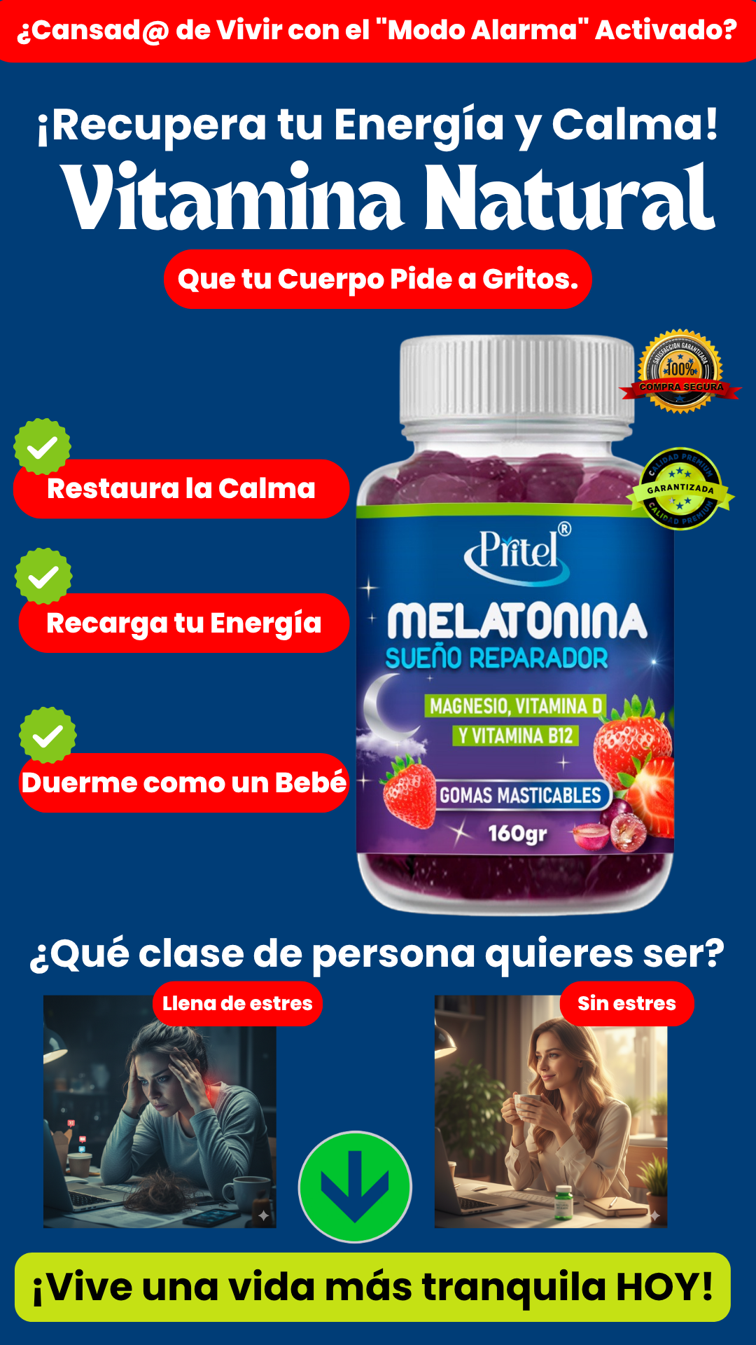 Gomitas Modo OFF Tu interruptor de descanso. Duerme profundo, olvida el estrés