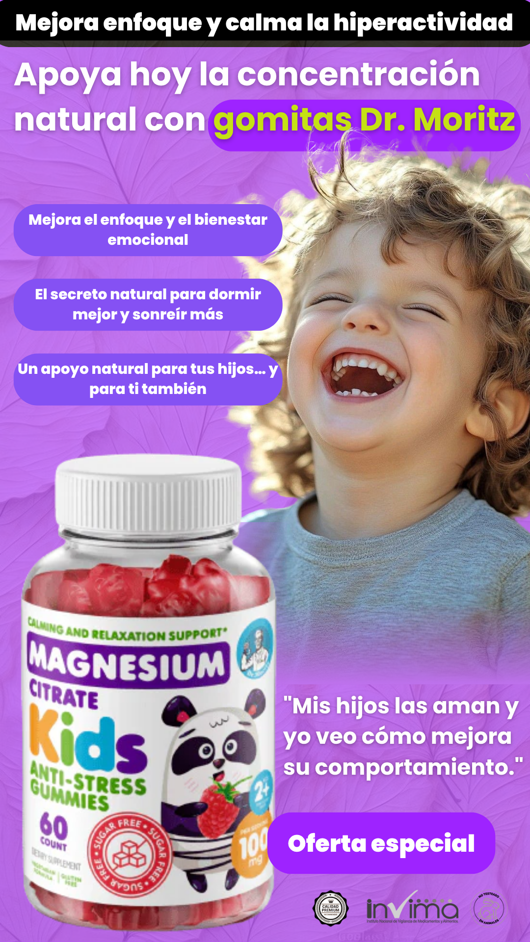 Gomitas Dr. Moritz Magnesio Kids
