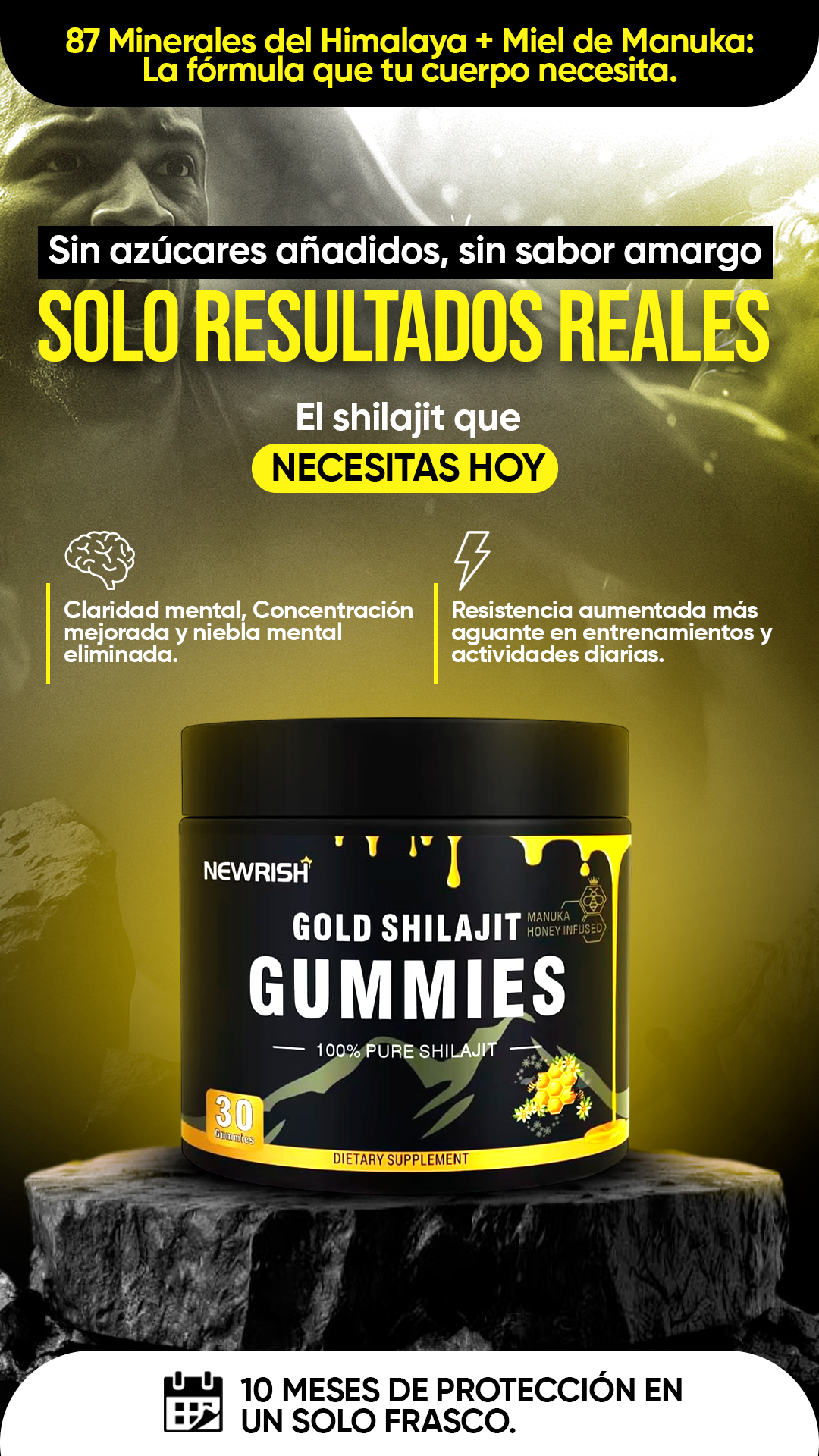 Gomitas de shilajit - 60 Gomitas