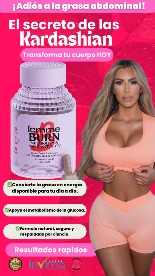 Cápsulas Lemme Burn: la formula secreta de las kardashian