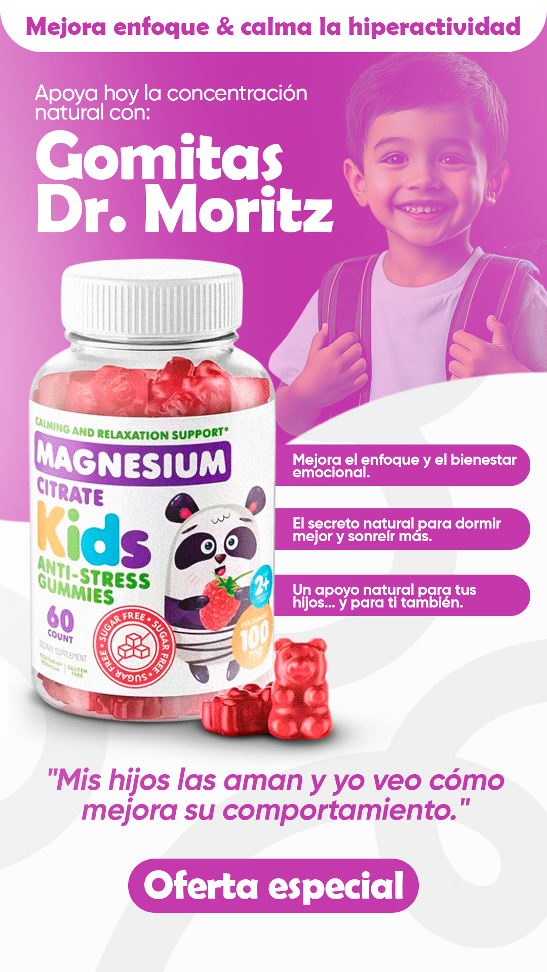 Gomitas Dr. Moritz Magnesio Kids