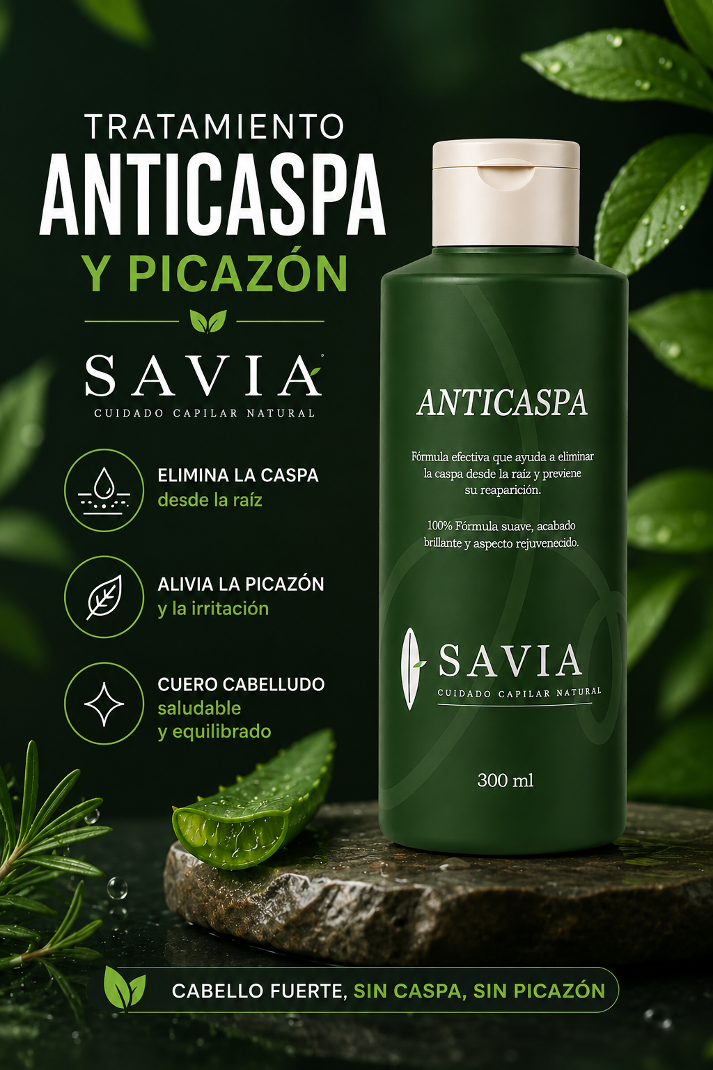 Shampo anticaspa SAVIA