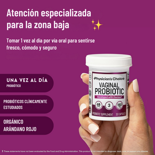 Physician's CHOICE Probióticos vaginales para mujeres,